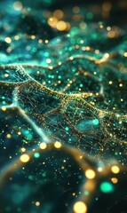 Wall Mural - abstract network design. ai.
