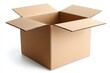 © Neural Pixels - Empty cardboard box ready for storage or packing items efficiently in a home or office setting