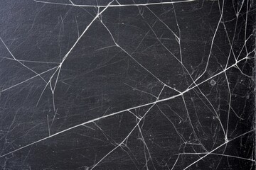 Wall Mural - Black chalkboard with a spider web pattern