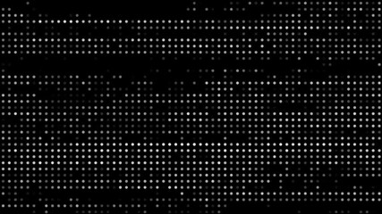 4k halftone dots texture abstract background animation, old film effect, error, coding programming concept