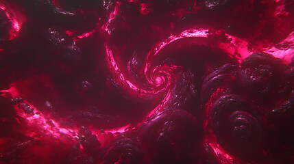 Wall Mural - abstract swirling crimson energy vortex a dynamic vision of powerful forces and cosmic depths.