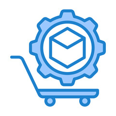 Wall Mural - Supply Chain Icon