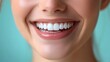 © Chotnarint blue - Dental smile celebration calm environment portrait photography bright teeth and lip care concept