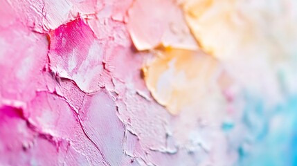 Leinwandbilder - Vivid Texture of Paint on Canvas Creating Abstract Art : Generative AI