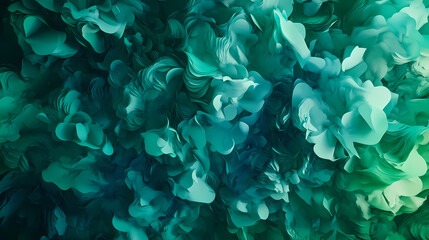 Wall Mural - abstract gainy gradient background teal green retro noise texture summer banner poster backdrop desi