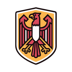 Poster - Germany eagle shield