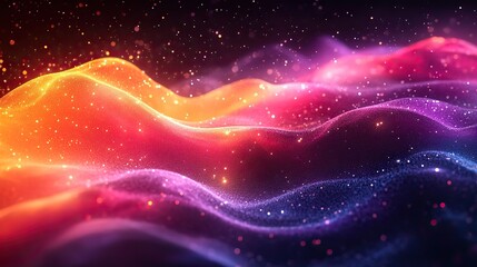 Wall Mural - background with vibrant colors abstract colorful background with waves
