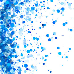 Blue and white circle abstract background design art