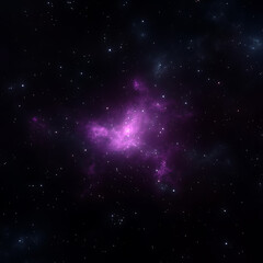 Wall Mural - luminous celestial cluster in deep space cosmic backdrop featuring stars and colorful nebula radianc