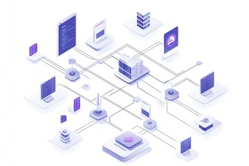 abstract network illustration of digital connections