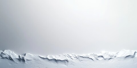 Wall Mural - abstract white mountain range, minimalist background, design element