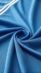 Poster - A blue jersey with white stripes