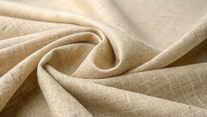 Poster - A piece of fabric is folded in half