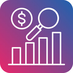 Wall Mural - Market Analytics Icon Style