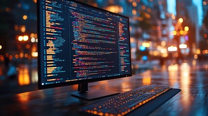 innovative software engineering dynamic programming and application development visualized on a modern computer monitor
