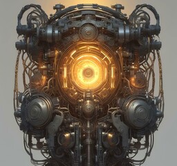 Wall Mural - illustration of techno background.