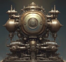 Wall Mural - illustration of techno background.