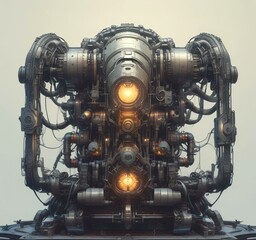 Wall Mural - illustration of techno background.