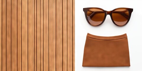 Sticker - modern woodgrain summer fashion