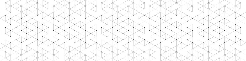Leinwandbilder - Abstract background with a seamless geometric pattern of simple triangle shapes. Stylish texture