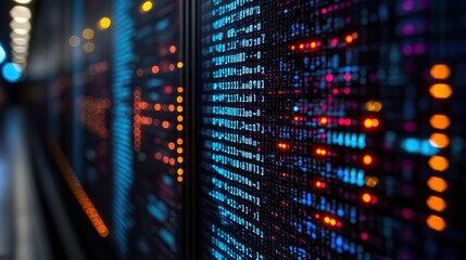 vibrant display of php and html coding on computer screen n a glimpse into web development and programming languages