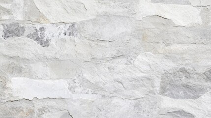 Wall Mural - White and gray stone texture, natural rock pattern, seamless tile backdrop