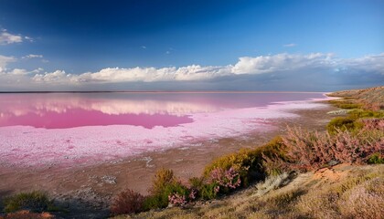 Wall Mural - The Pink Lake 