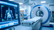 © amazing studio - MRI or CT scan machine medical diagnosis in modern hospital.