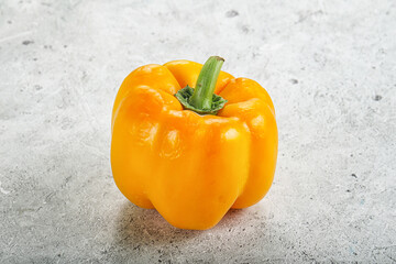 Wall Mural - Orange ripe Bulgarian bell pepper