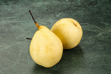 Wall Mural - Sweet juicy yellow Chinese Pears