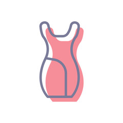 Wall Mural - Dress vector icon