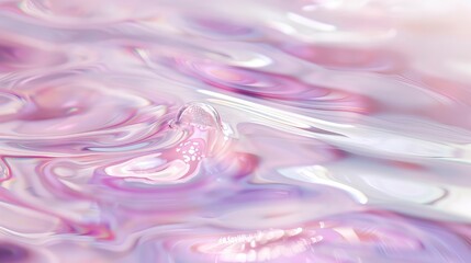 Wall Mural - abstract trendy holographic background. hologram gradient background with metalic waves.