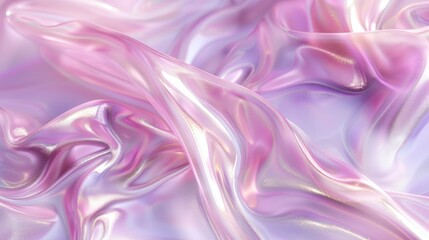 Wall Mural - abstract trendy holographic background. hologram gradient background with metalic waves.