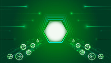 Wall Mural - mechanical engineering concept. business and industry internet banner. the mechanism consisting of g