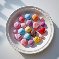 Wall Mural - colorful chocolate candies