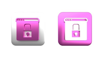 Wall Mural - colorful secure your site with https, ssl icon isolated on white background. internet communication 