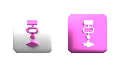 Wall Mural - colorful algorithm icon isolated on white background. algorithm symbol design from artificial intell