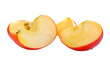 © esta - Red apple slices isolated on clear png background