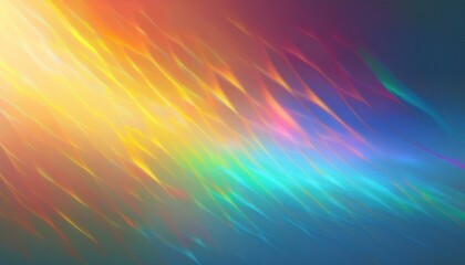 Wall Mural - rainbow light refraction texture background colourful light prism effect overlay effect for mockups 