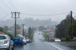 © Austockphoto - Rainy stormy day with vehicles driving on slippery wet road in Newcastle