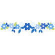 © Rawpixel.com - Spring flowers border illustration graphics pattern vector