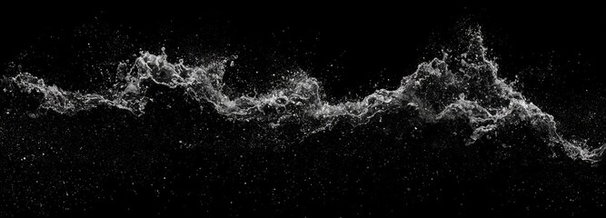 Wall Mural - in this abstract technology science background, created using 3d rendering, a corrupted network or c