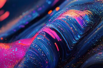 In a 3D rendering, abstract nodes appear on a blue background to depict the concept of writing software