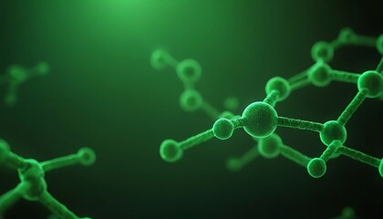 Abstract green molecule structure background for science and medical research,bokeh, connect, cyber, cyberspace, form, future, futuristic, graphic, information, matrix, molecular,94