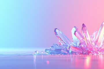 Wall Mural - in an abstract design, a blurred rainbow glitter creates a bright and colorful background