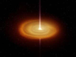 a protostar forms in a gas cloud. star birth in space isolated. evolution of the young sun.