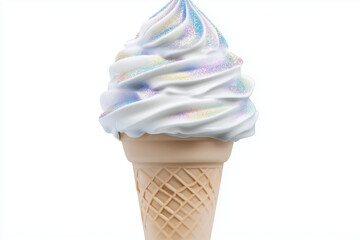 Wall Mural - ice cream cone isolated