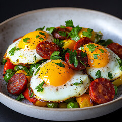 Wall Mural -  huevos a la flamenca