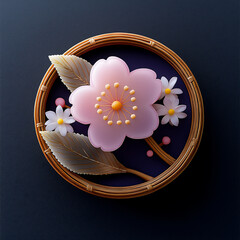 Wall Mural -  plum blossom wagashi