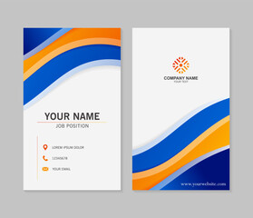 Wall Mural - modern abstract business card design
